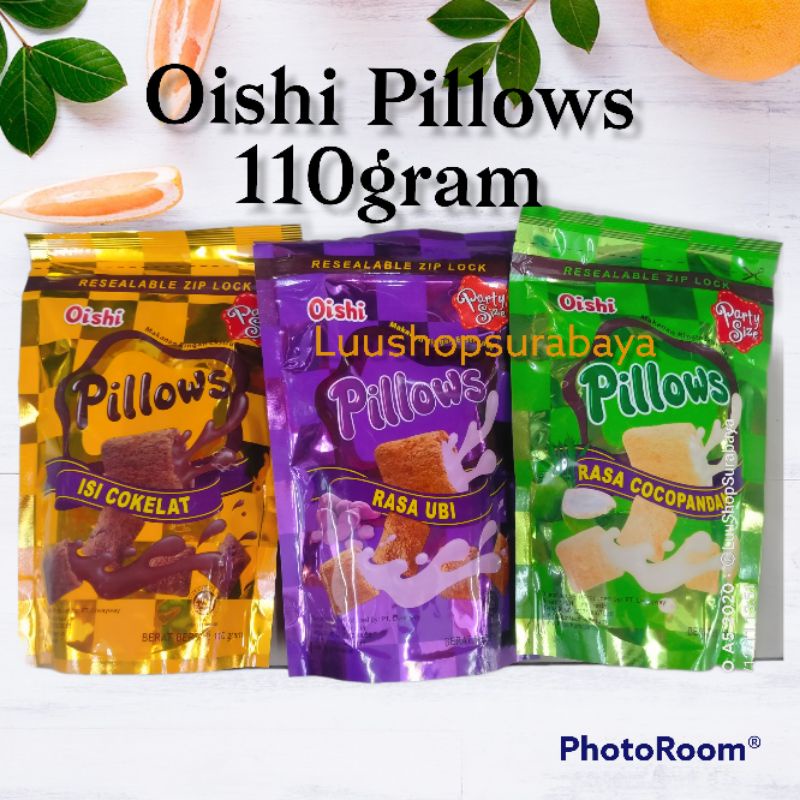 

OISHI PILLOWS COKLAT 100gr Snack Bantal isi cokelat