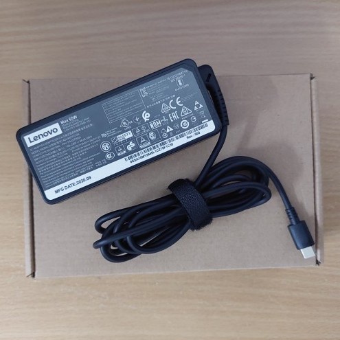 Adaptor Charger Lenovo ThinkPad T580 T480 T480S L380 20v-3.25a Type C BERGARANSI