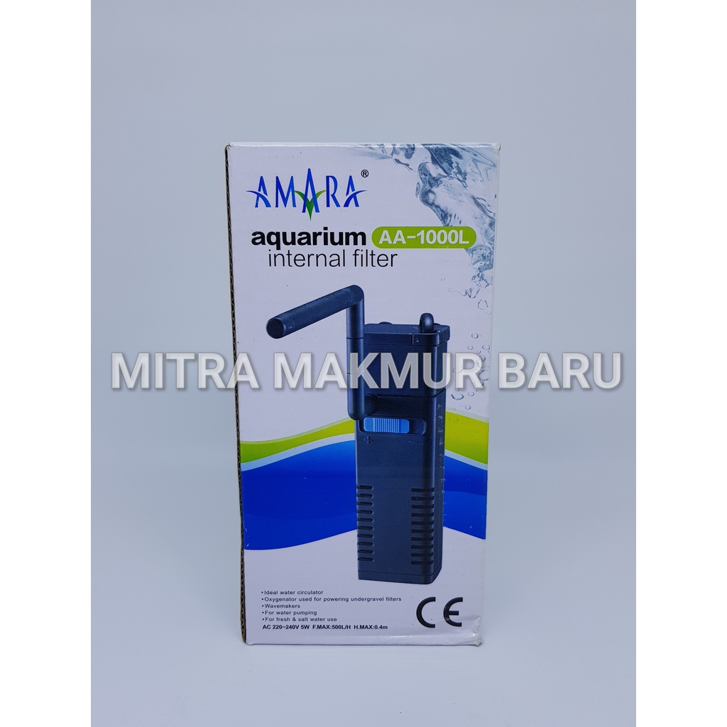 INTERNAL FILTER AMARA AA-1000L POMPA AIR CELUP AMARA AA 1000L Internal Filter Pompa Filter Aquarium 