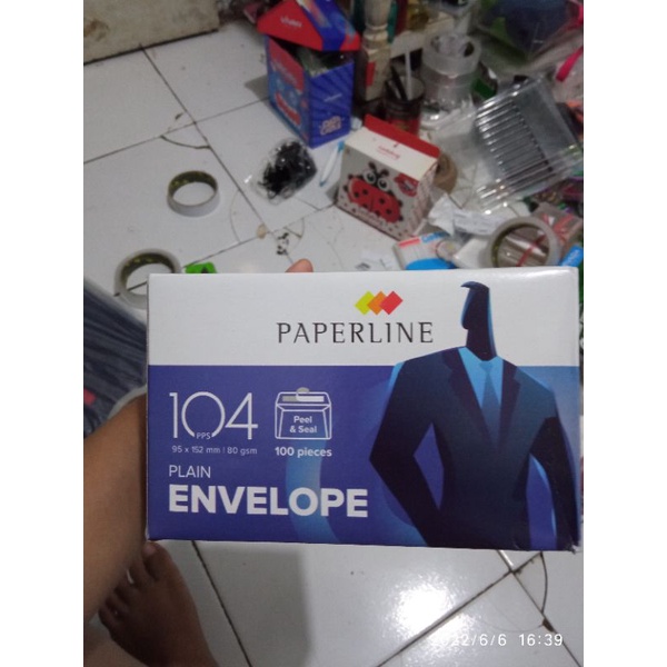 ECERAN AMPLOP PAPERLINE 104 ISI 20 LEMBAR