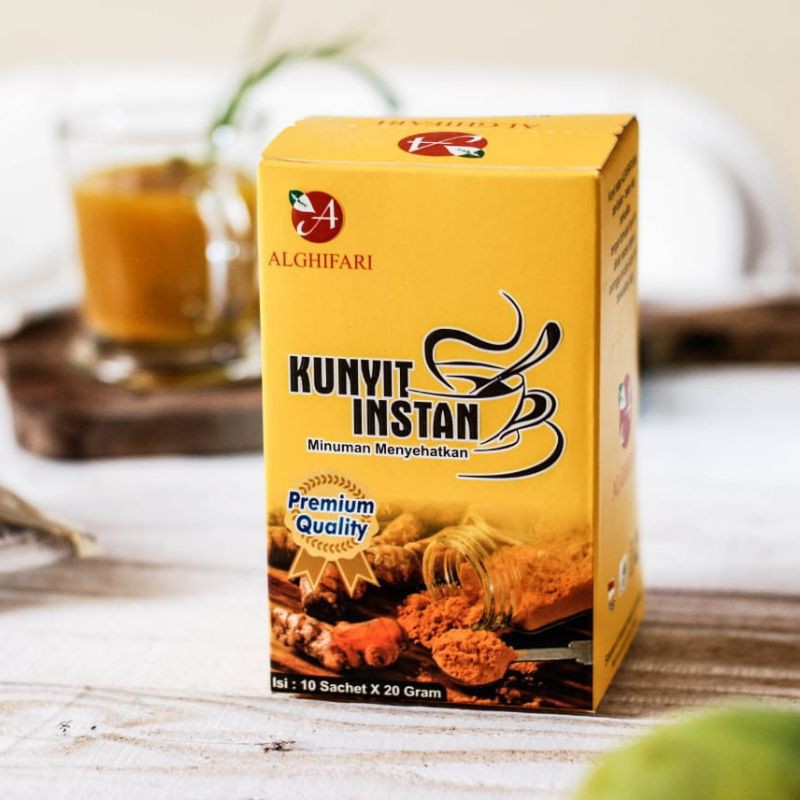 

ALGHIFARI KUNYIT INSTAN BUBUK 10 PCS/PACK