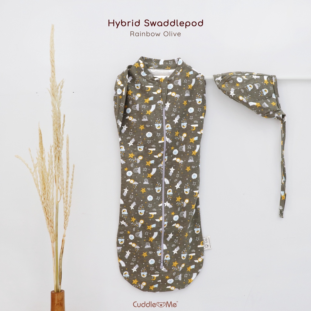 CuddleMe Hybrid Swaddlepod Bedong Bayi Instan - Bedong Bayi