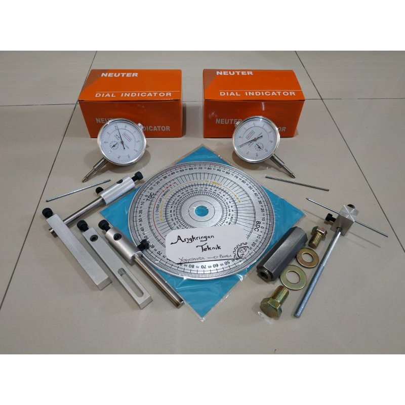 dial set busur derajat komplit dayel indikator neuter noken as racing