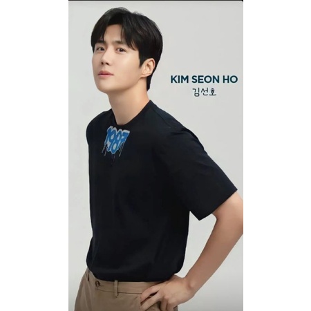 FREEBIES PHOTOCARD 2pcs/KAOS KIM SEON HO 1987 TERBARU/T-SHIRT KATUN KIM SEON HO 1987