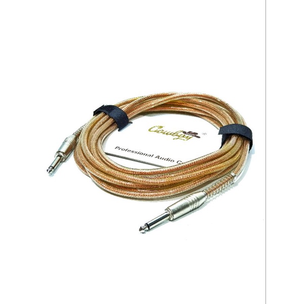 Kabel Jack Gitar dan Bass Elektrik Merk Cowboy Original Panjang 6 Meter Anti Noise Bahan Fiber Rubber Murah Jakarta