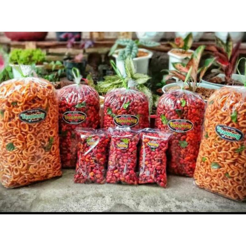 

500gr Kripik Kulit Melinjo Pedas Manis/Slondok Sambel Pedas Manis