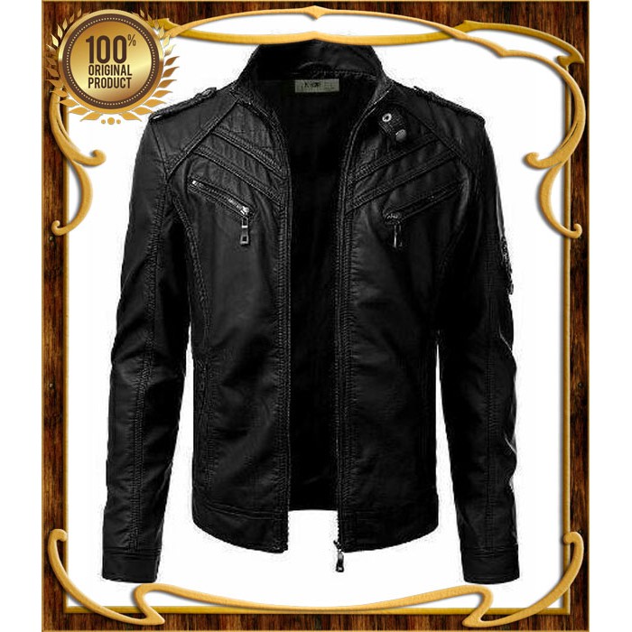 Jaket Kulit Asli Garut Pria Bahan Kulit Domba Kualitas Super Original Bergaransi