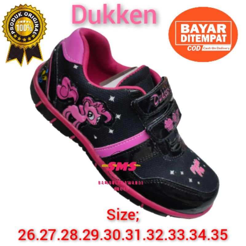 SEPATU DUKKEN  ANAK PEREMPUAN/TK/SD/SEPATU  SEKOLAH DUKKEN ANAK