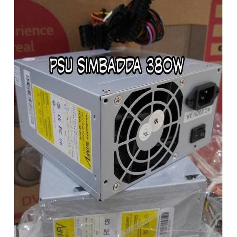 Power Supply Simbadda 380W / 380 Watt BOX