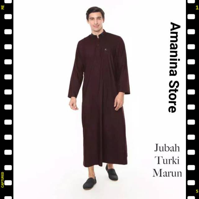 Jubah Turki Muslim Pakaian Gamis Pria Fashion Formal Sholat Cowok