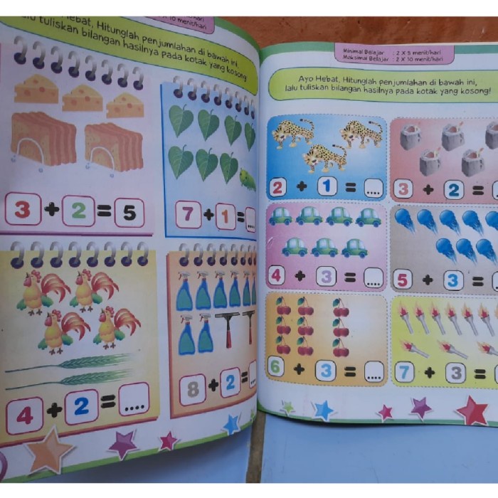 Buku Belajar Calistung 10 Menit / Buku Anak Anak