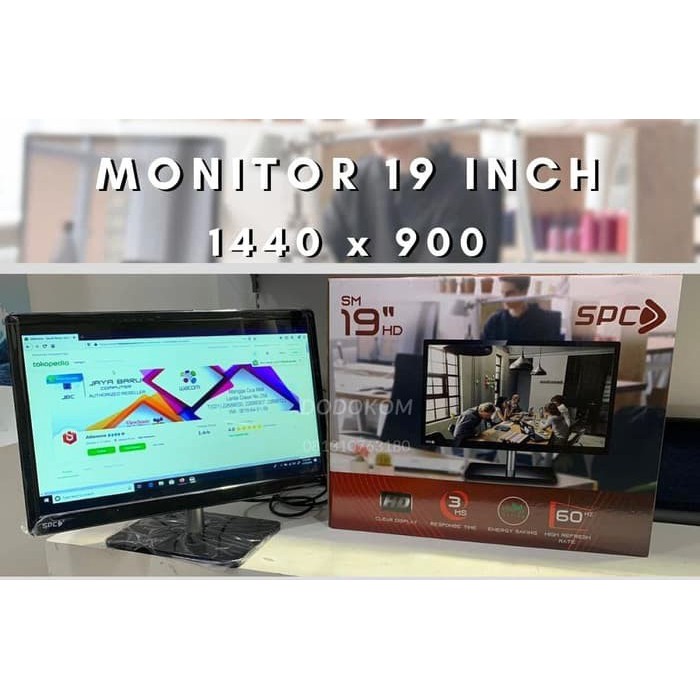 Monitor SPC 19&quot; / LED 19&quot; / Monitor LED 19&quot; / Monitor 19&quot;