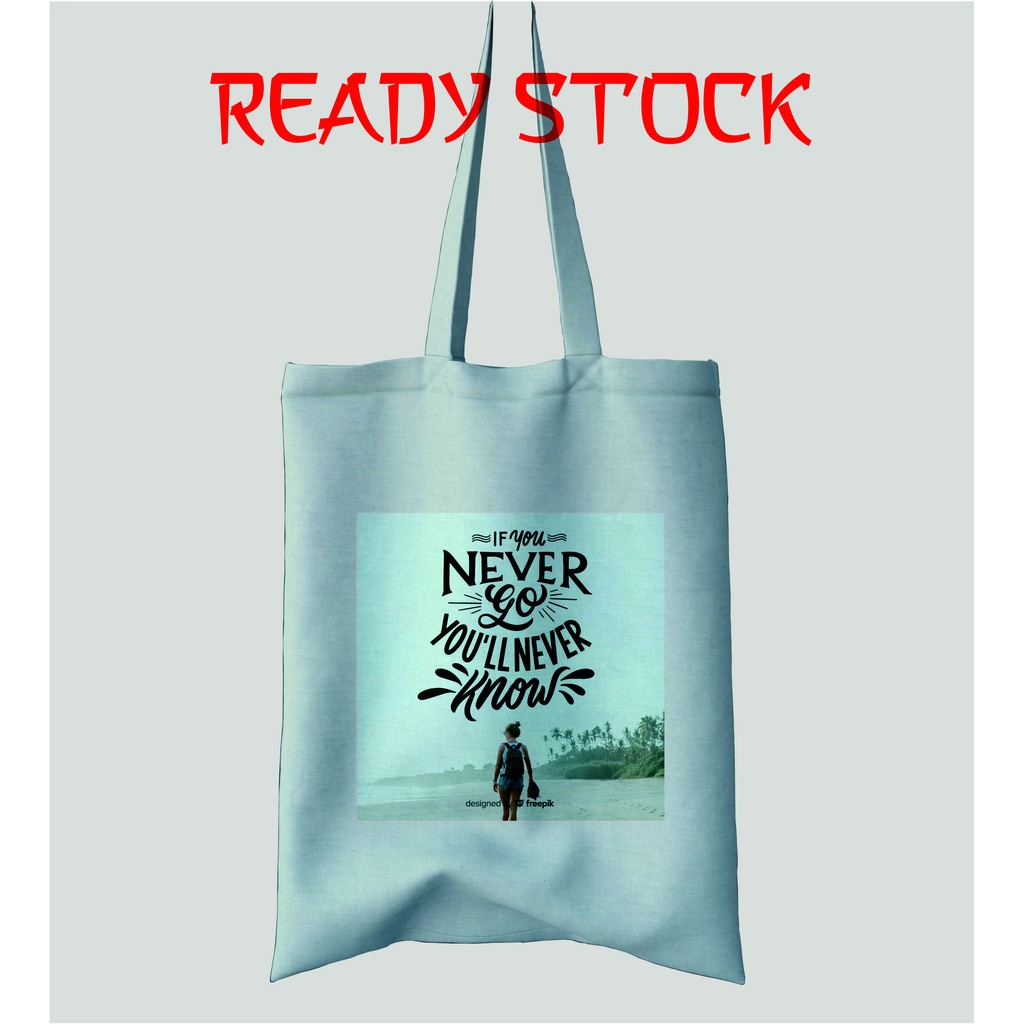 Totebag Premium - Canvas Drill - Bukan Blacu - Tas Fashion Wanita -  RS015