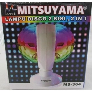 MS-364 Lampu Disco Double Pakai Kaki /Bohlam Disco Dua Sisi Mitsuyama***TOP