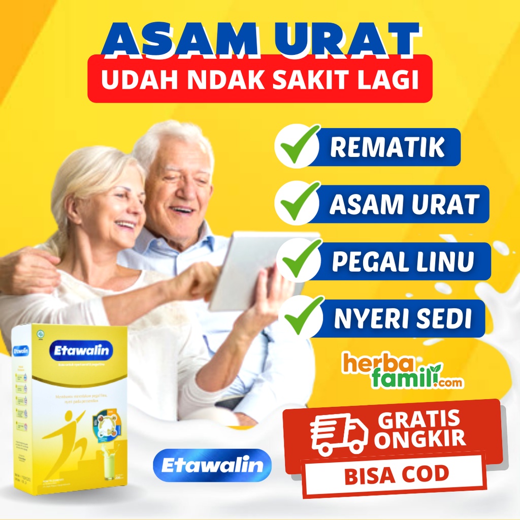 ETAWALIN 100% ORIGINAL | Susu Kambing Ori Official Store Asli Cara Ampuh Atasi Nyeri Sendi Secara Alami Tanpa Efek Samping Etawalin