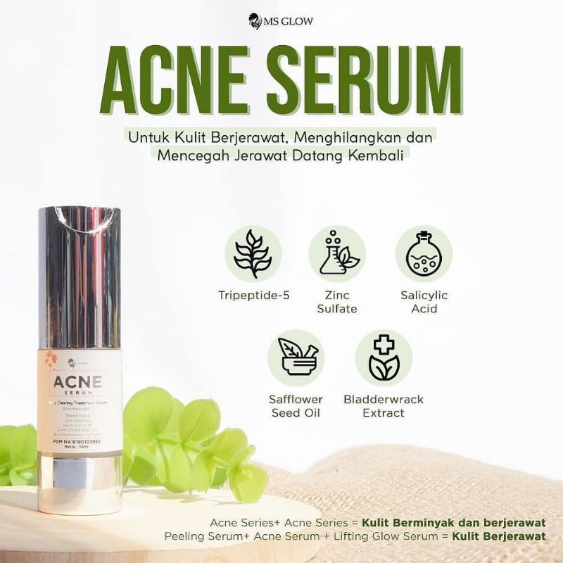 Termurah SERUM ACNE MS GLOW ORIGINAL