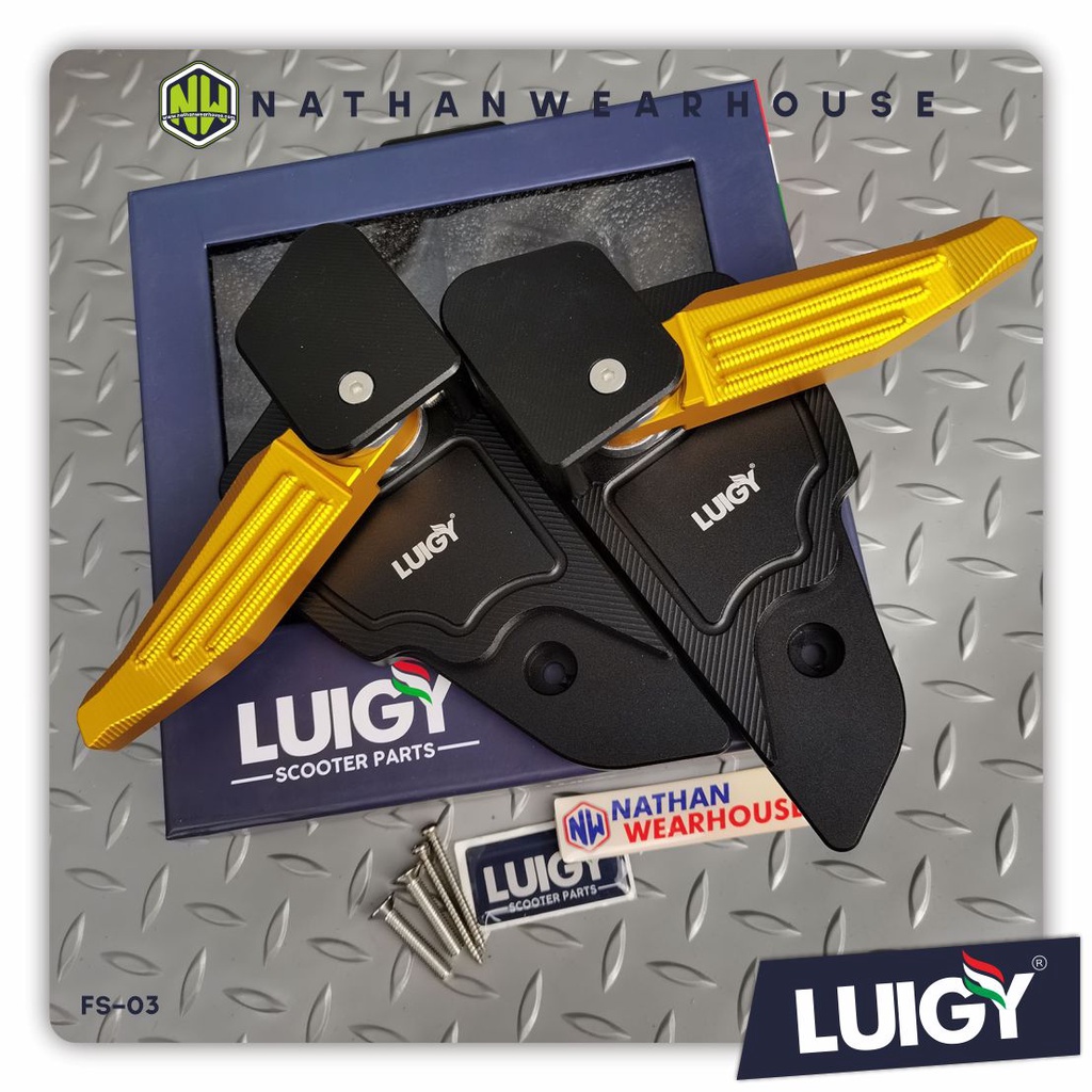 Footstep Foot Rest Step Pijakan kaki Vespa sprint primavera Luigy fs-03