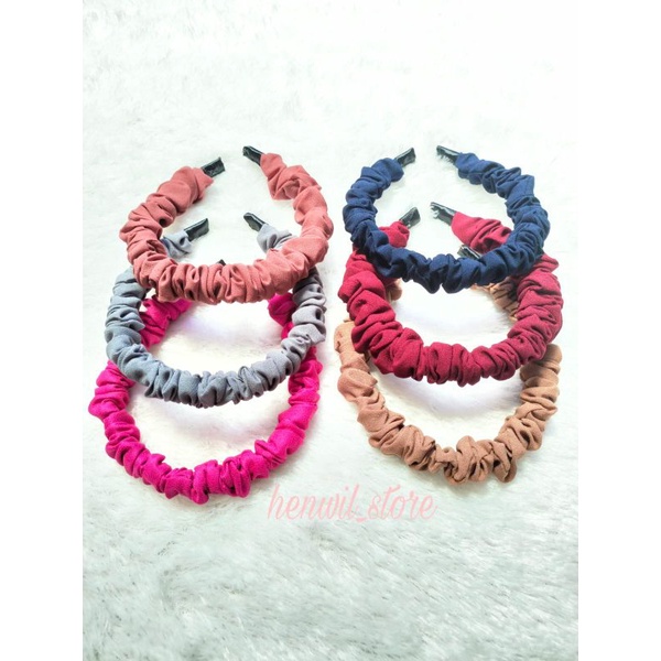 Bando scrunchie / bando kerut / bando kekinian