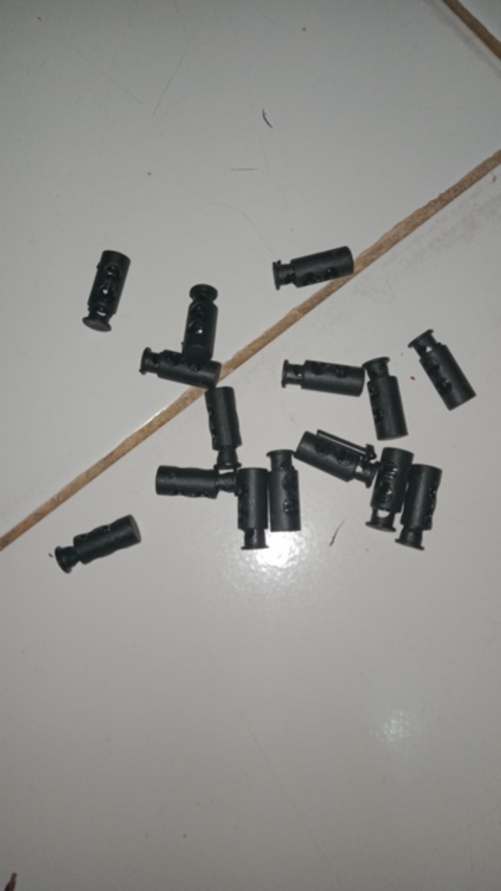 Stopper Kecil Untuk Tali Elastis Stopper Transparan Atau Bening Dan Hitam