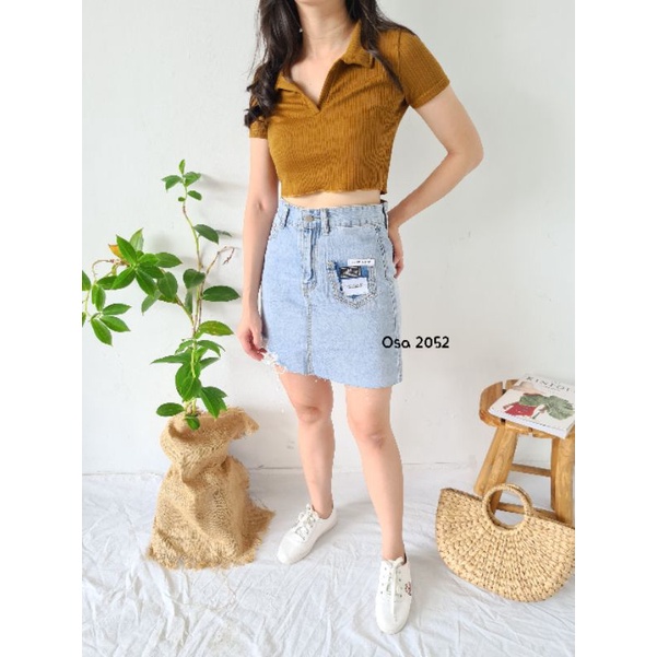 Rok Jeans / Skirt Jeans Import Premium