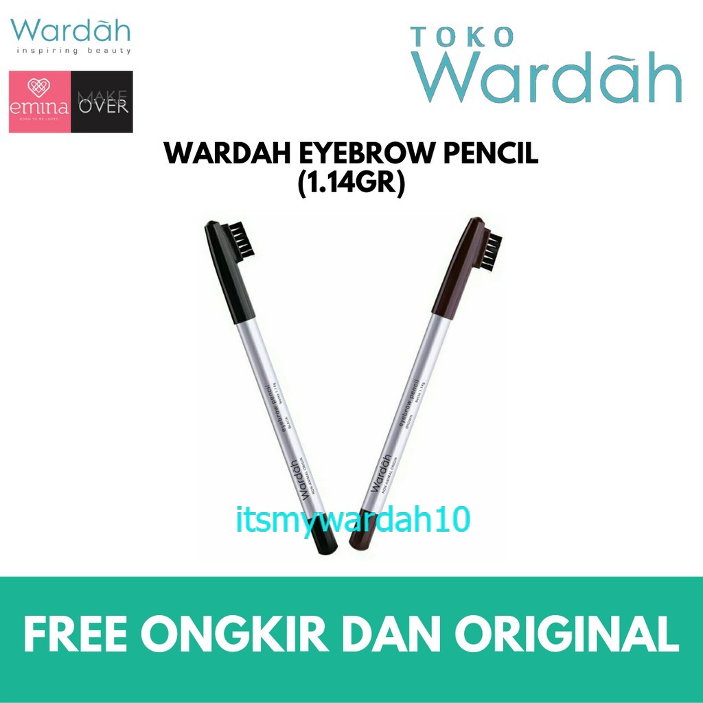 [TERLARIS] Wardah Eyebrow Pencil Original