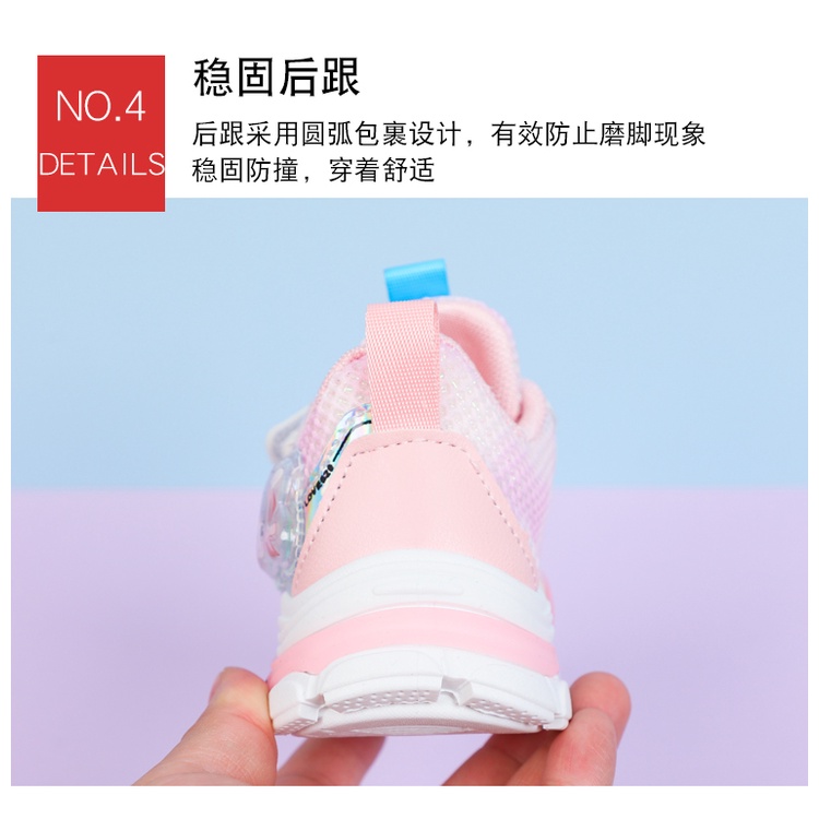 Sepatu Sneaker Anak Perempuan - Sepatu Anak Laki Laki Ultra Light Super LED Sport Import MOLLYCA 520 Running Shoes