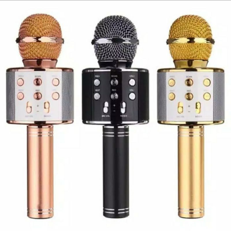 MICROPHONE WIRELESS BLUETOOTH KARAOKE MURAH DAN BERKUALITAS