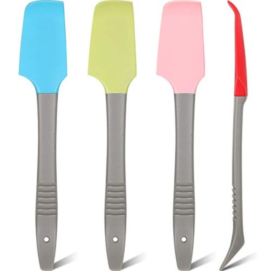 Silicone Spatula Jar S / Spatula bengkok Korea silikon