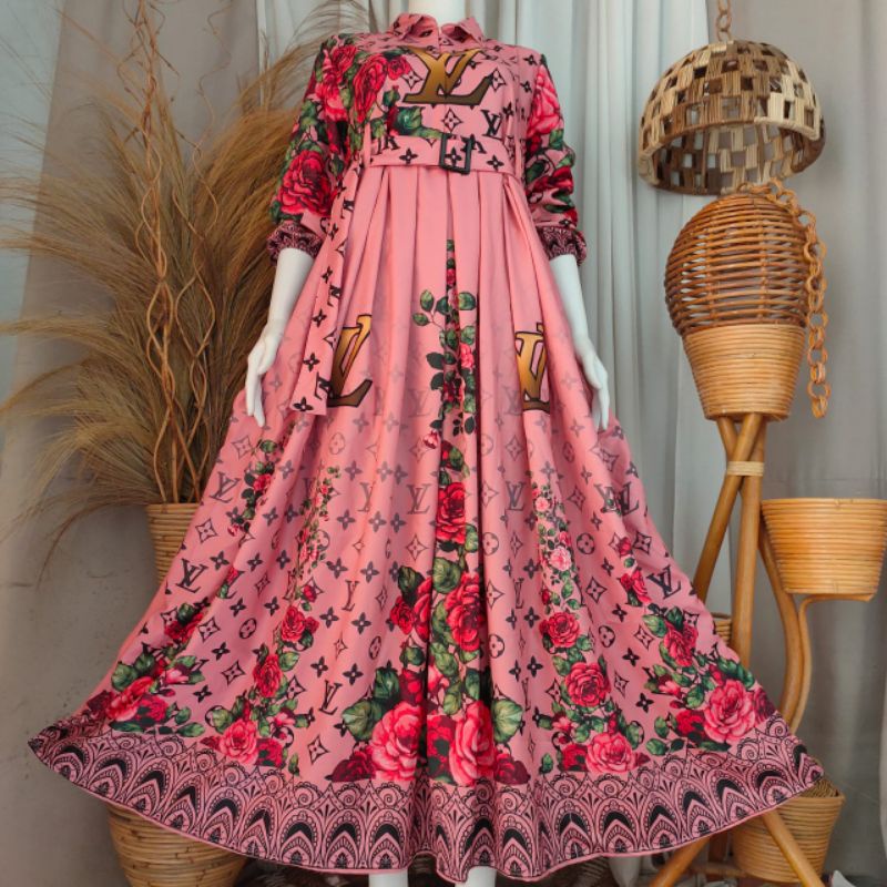 gamis SHR LV premium/gamis SHR/SHR printing sublim