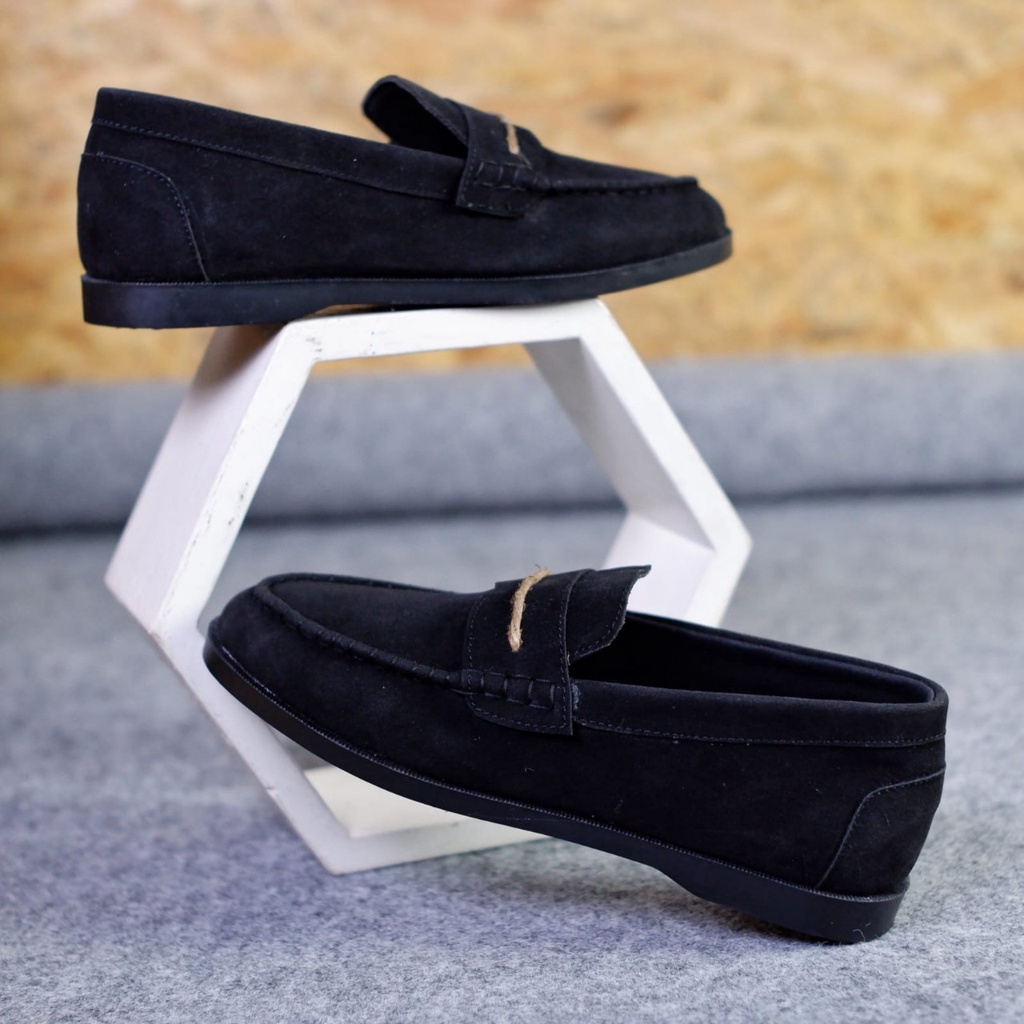 BURAY X SEPATU SLIP ON PRIA LOAFER BOI DEWASA SUEDE PREMIUM CASUAL FORMAL SLIP ON PRIA KERJA KANTOR GURU PNS PESTA RESMI NYAMAN || SLIP ON PRIA PANSUS BERKUALITAS 2022