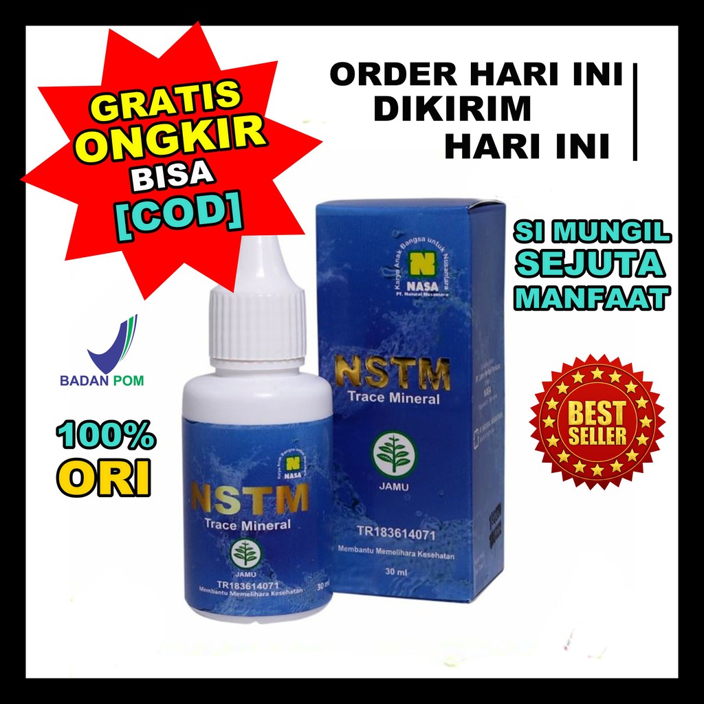 NSTM NASA ORIGINAL | NSTM NASA TRACE MINERAL ORIGINAL 100% | NSTM PRODUK NASA TETES MATA KATARAK