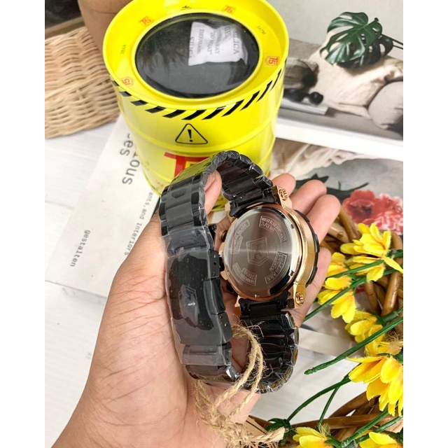 Jam tangan pria ORIGINAL ROUTE T5 free box kaleng T5 ( H3640g)