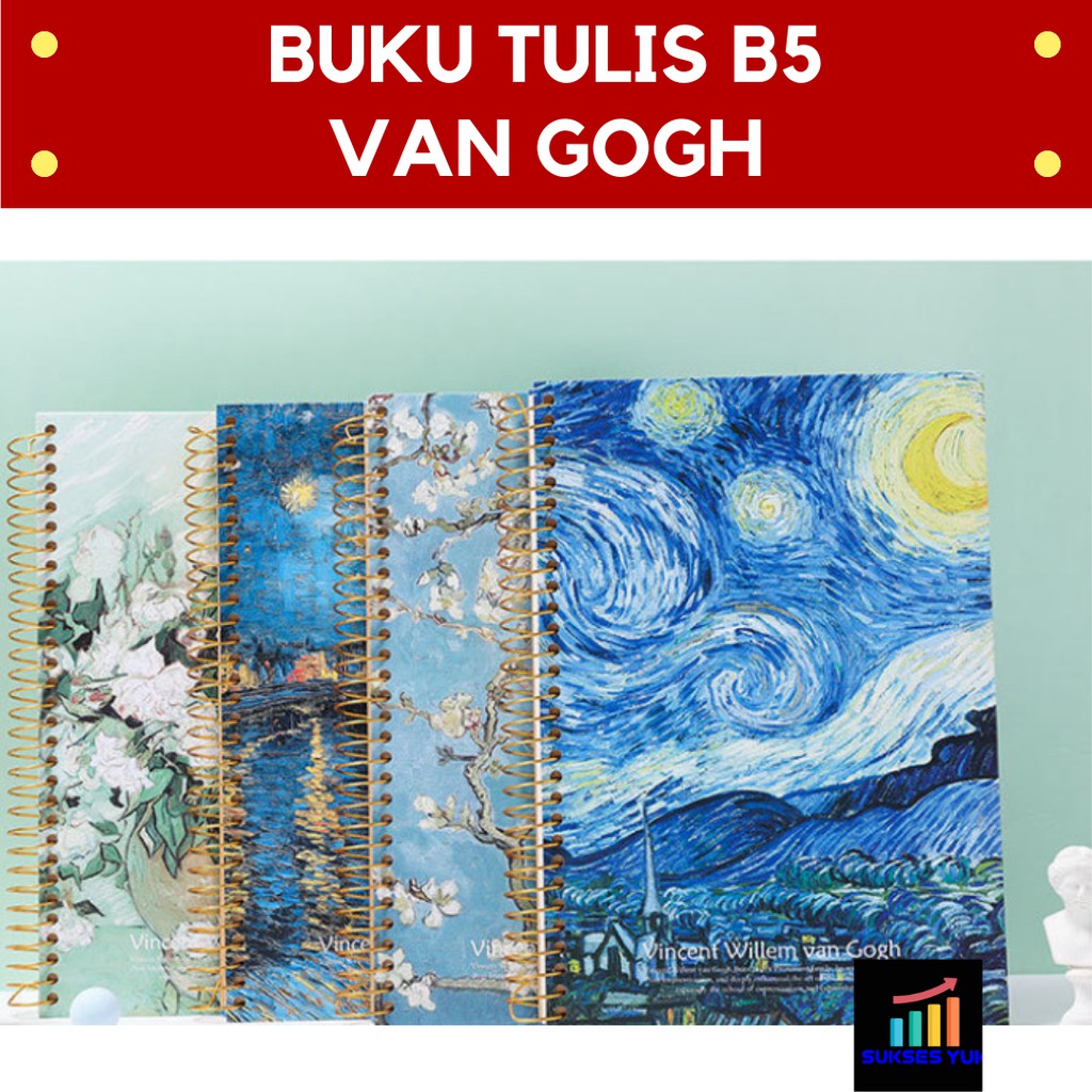 

Buku Tulis B5 Notebook VAN GOGH