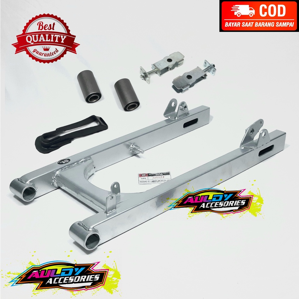 Fork Swing Arm Arem Lengan Ayun Yamaha Jupiter Z Lama Burhan Vega R New Silver Tebal Full Set Standa