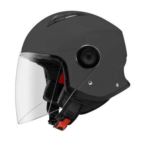 ZEUS ZS617 DARK SILVER | HELM HALF FACE | ORIGINAL ZEUS
