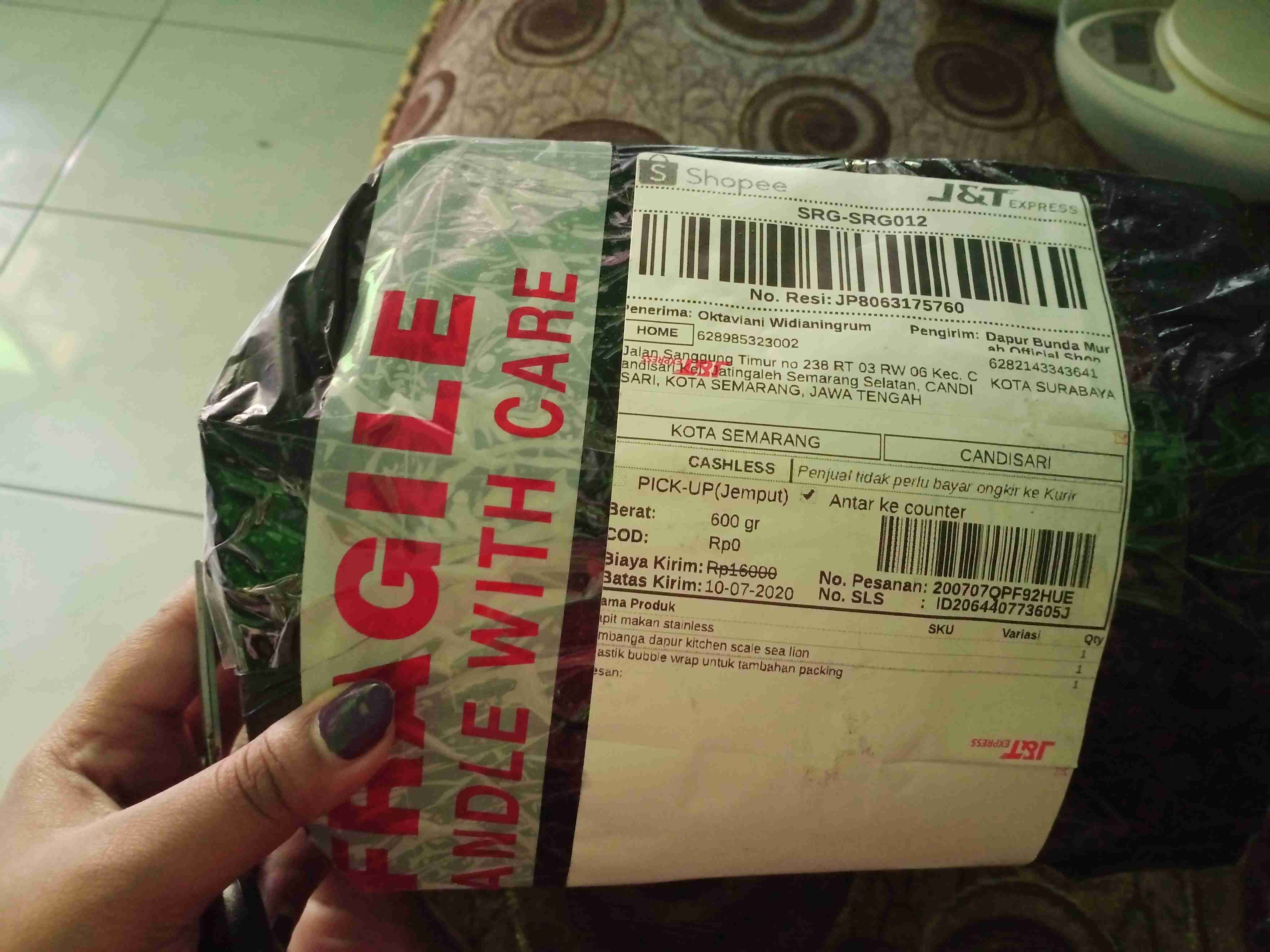 Timbanga Dapur Kitchen Scale Sea Lion