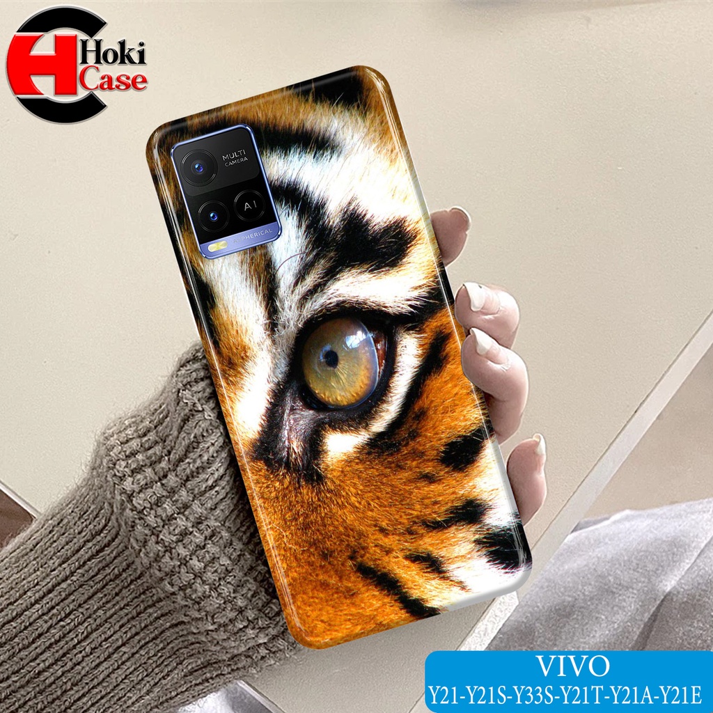 Case Vivo Y21 - Fashion Case Macan - 17 - 3d - Case Hp Oppo - Cassing Viral - Kesing Hp Couple - Cas