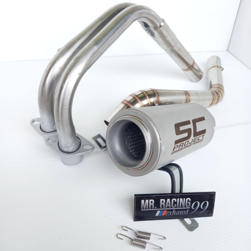 Knalpot Racing Selencer Silincer SC PROJECT CR - T Sandblass PnP Ninja250fi - R25 -Mt25 - Z250 - Nin