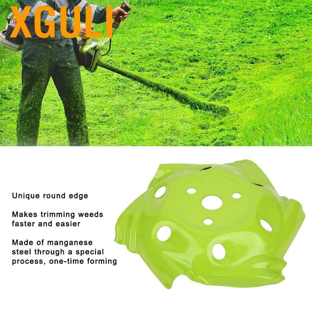 Manganese Steel Universal Grass Trimmer Head Lawn Mower Tray Rounded Edge Wheels Green Wear-Resistant Weed Trimmer Head
