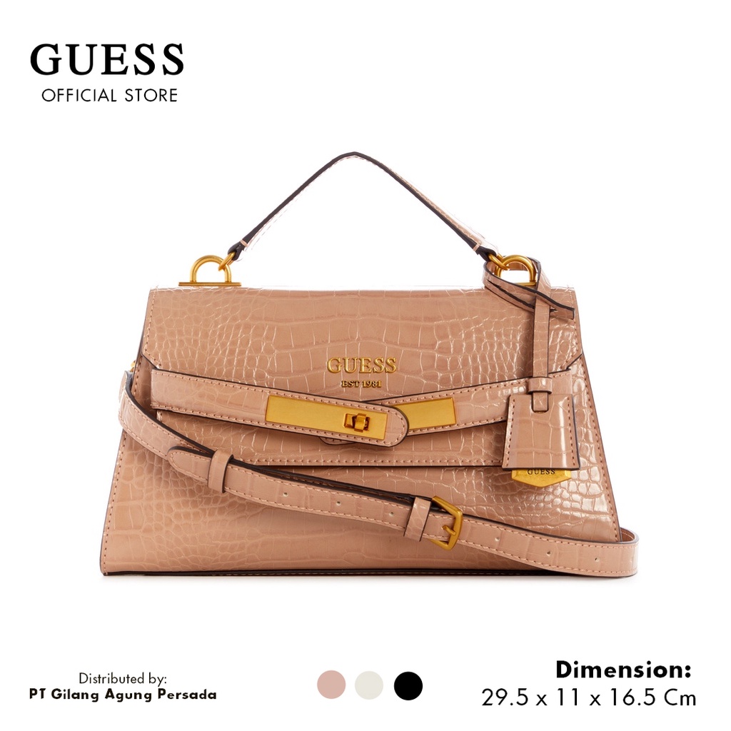 Tas Guess Original Wanita - Enisa Top Handle Flap