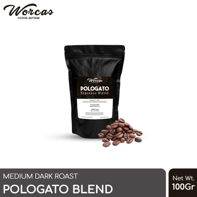 

WORCAS Kopi Pologato Espresso Blend 100 Gram