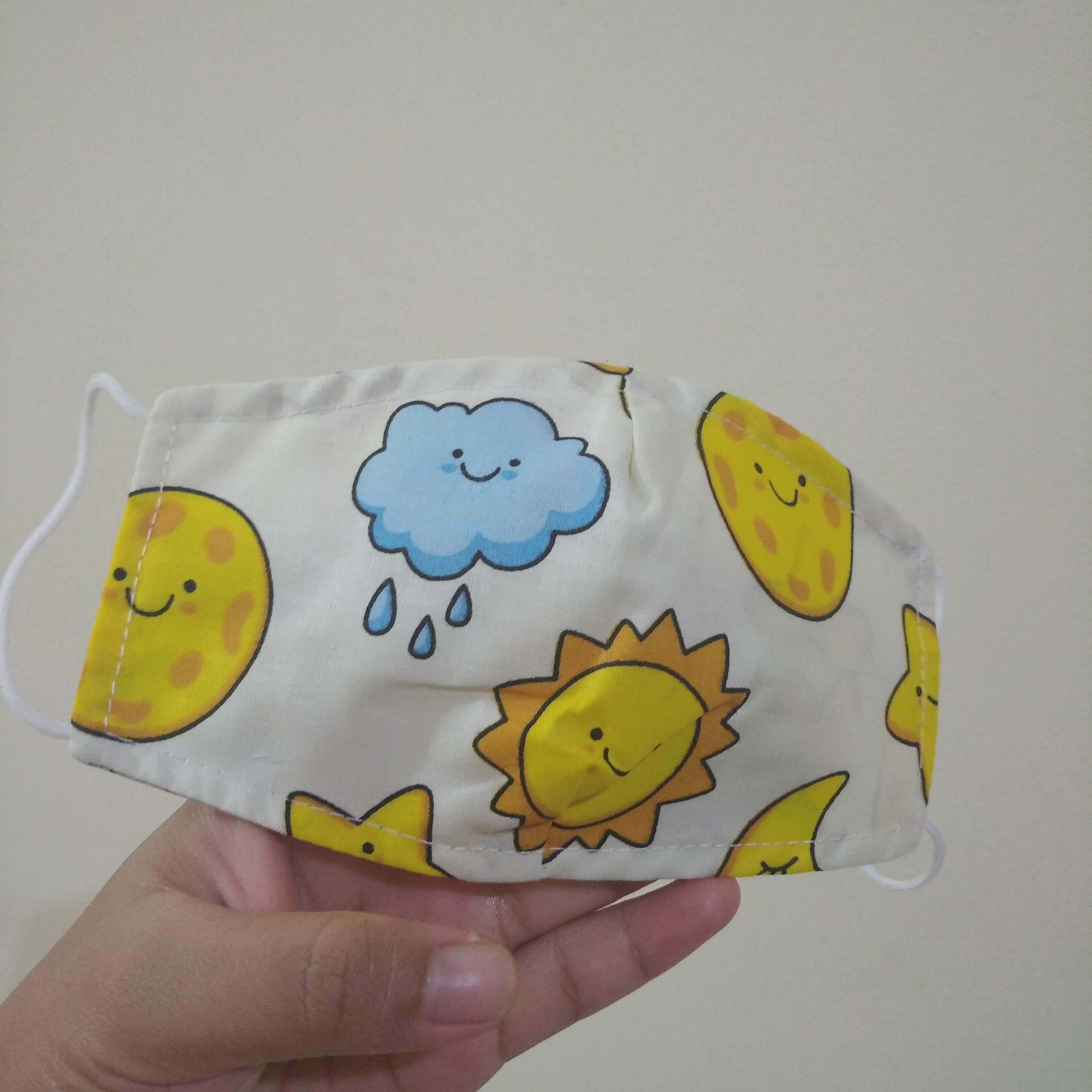 Masker Katun Jepang Anak 2 Lapis Motif Kartun