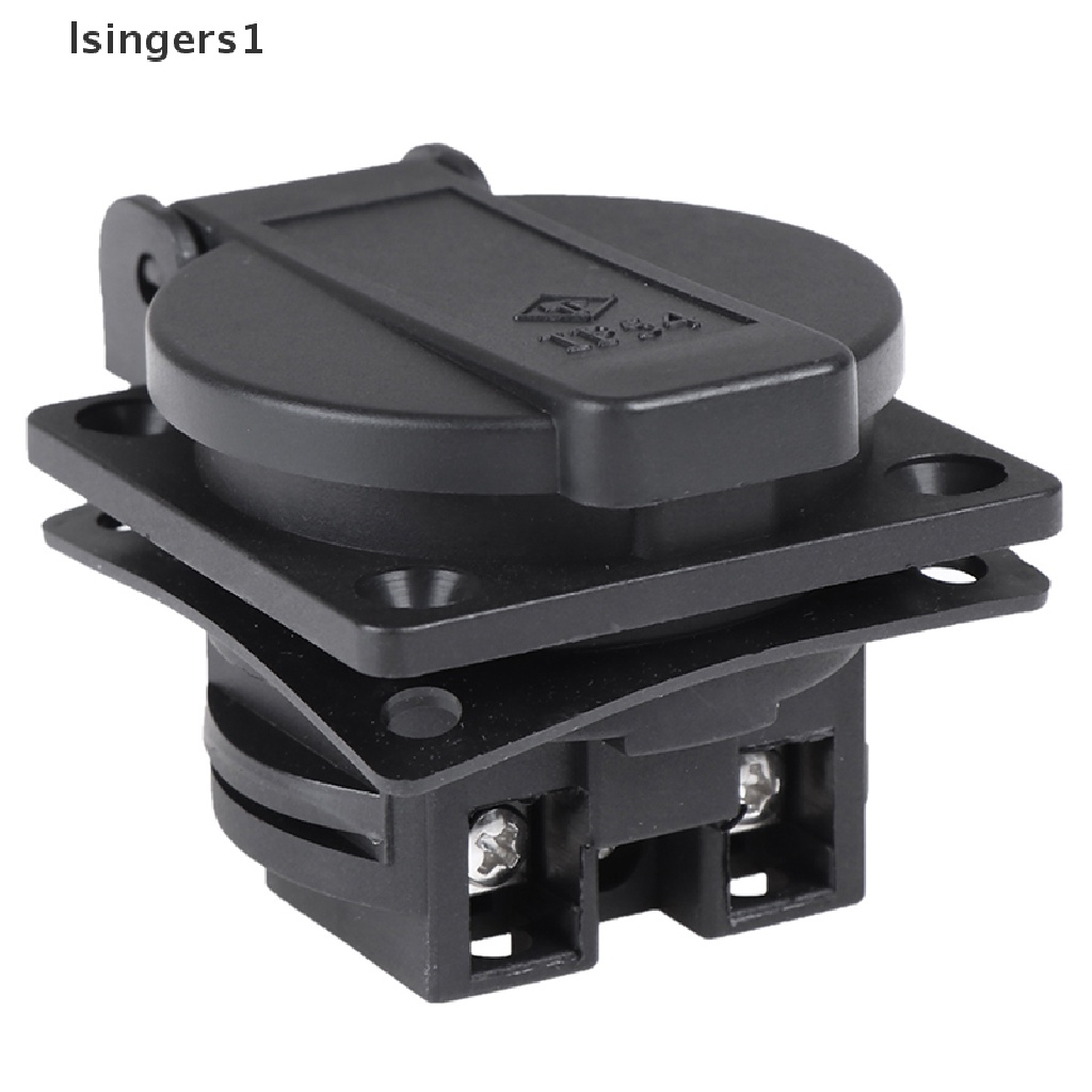 (lsingers1) Stop Kontak Dinding AC 250V Standar Jerman Tahan Air