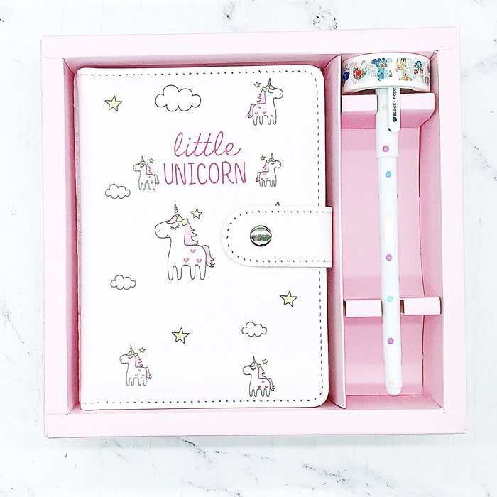 

Promo Buku notes (planner) unicorn super premium set Keren