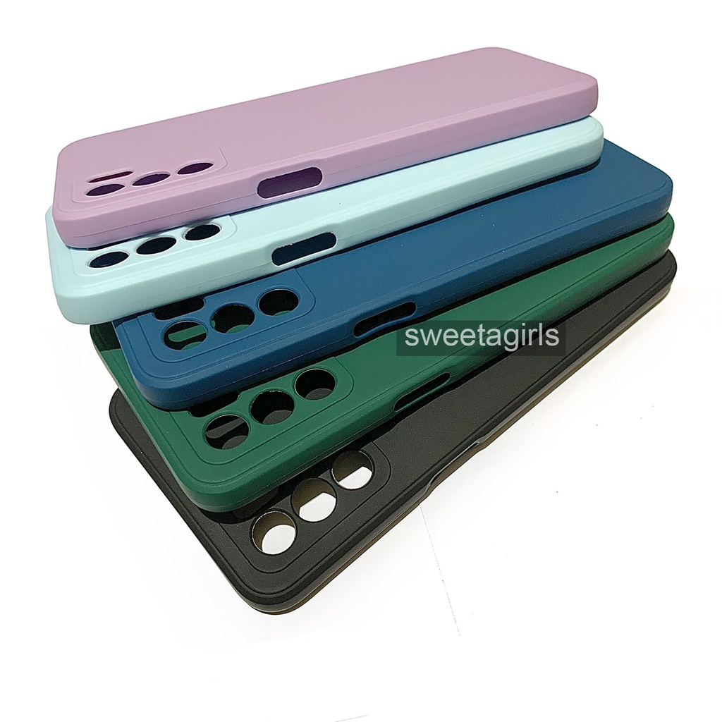 Softcase Silicon untuk Oppo A16 - Sweetacase.id -  Case Macaroon - Candy Case - Casing Baby - Aesthetic Case