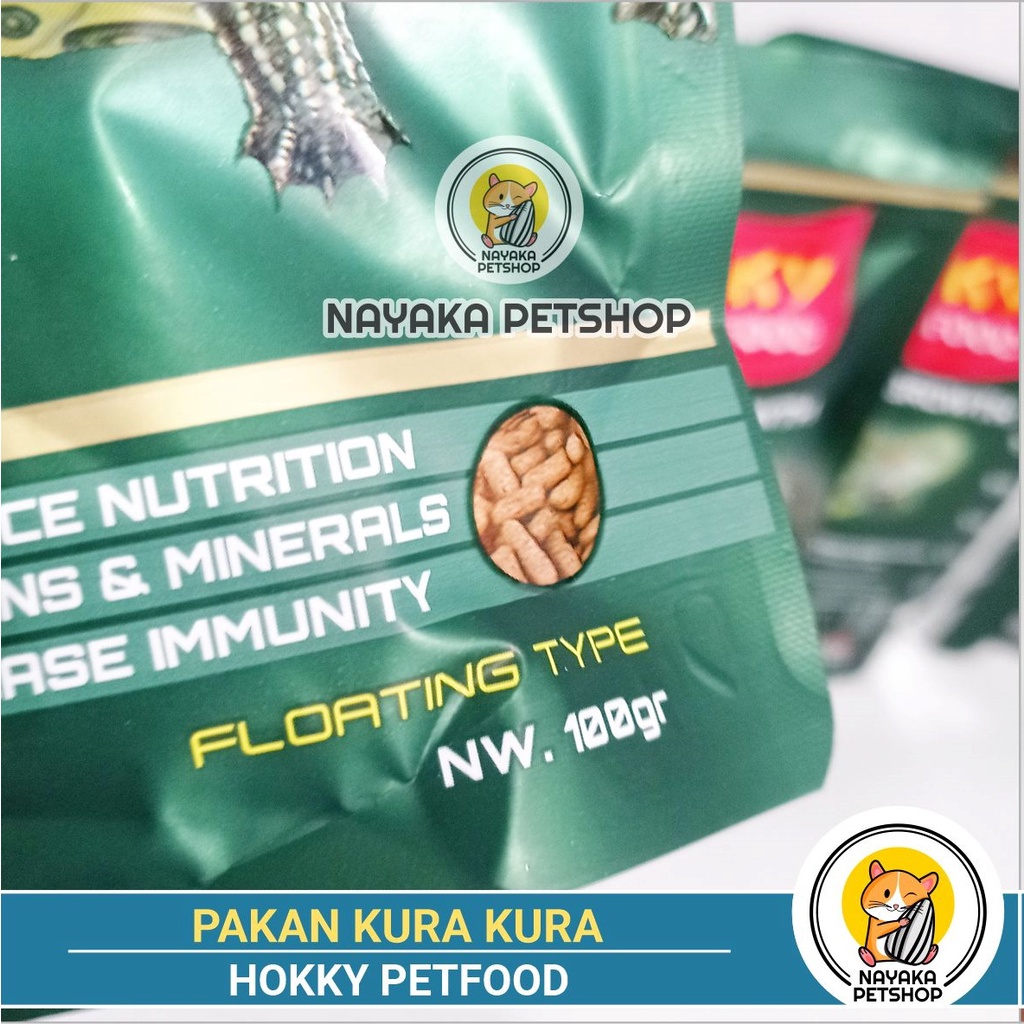 Hokky Petfood 100 gr Pakan Kura Kura Murah Stick Pelet Makanan KuraKura Brazil