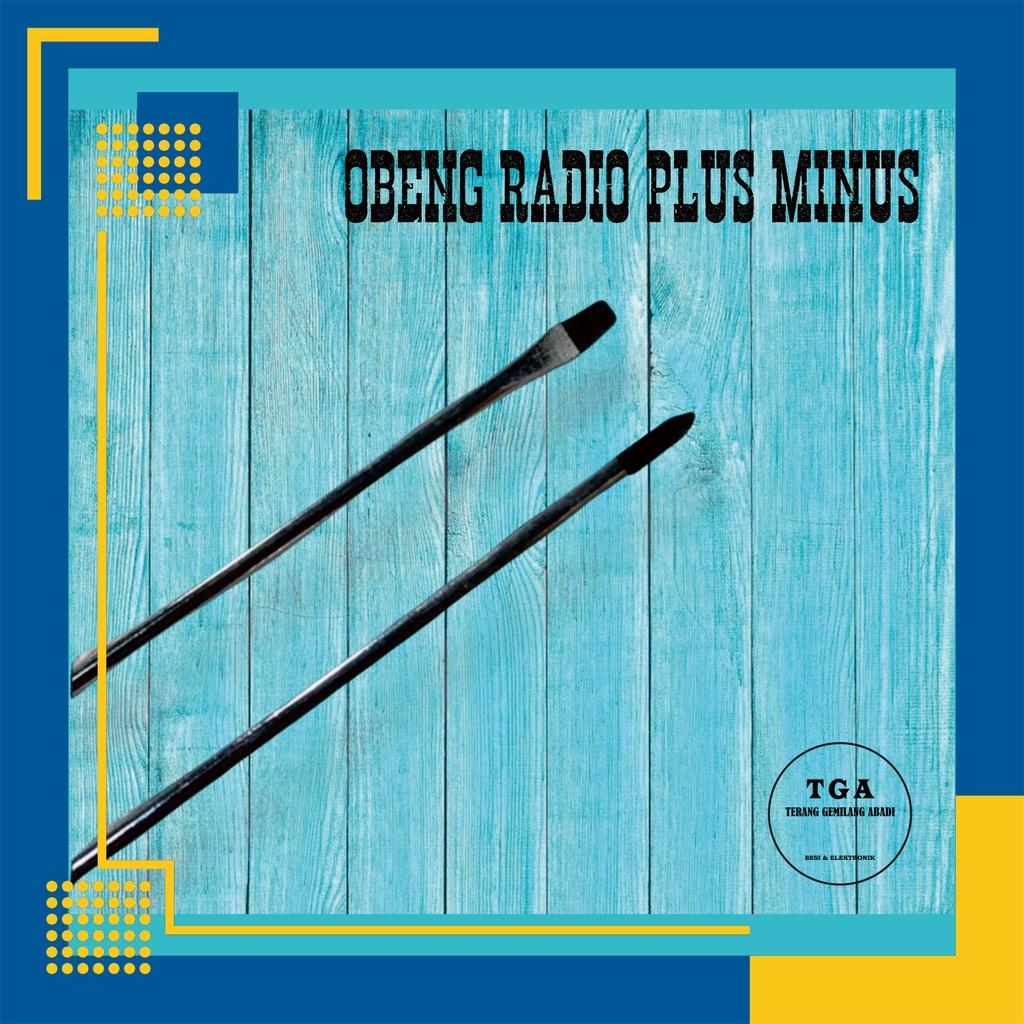 Obeng Kecil Radio / Obeng Plus / Obeng Minus Blitz