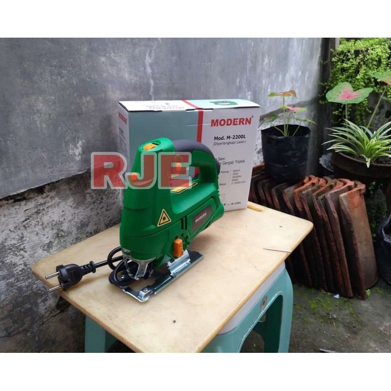 MESIN JIGSAW LASER MODERN M2200L /JIGSAW GERGAJI TRIPLEK