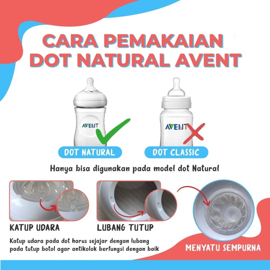 Dot Avent Natural / Nipple Avent Natural OEM / FEEDING NIPPLE OEM AVENT