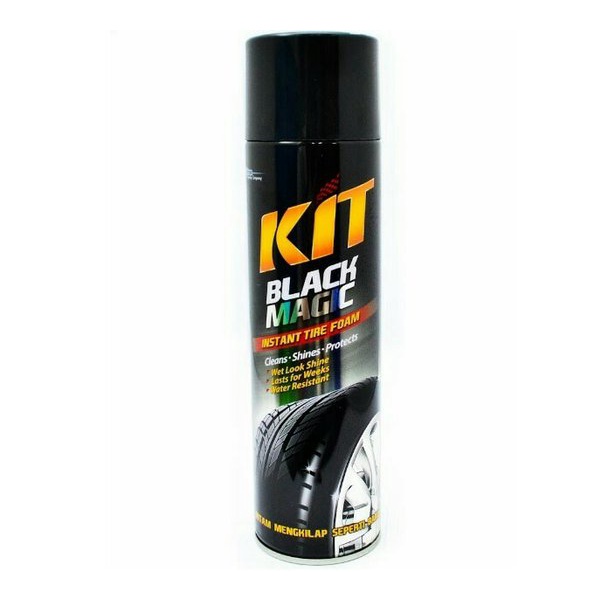 KIT BLACK MAGIC INSTANT TIRE FOAM SPRAY 400ML/500ML/centraltrenggalek